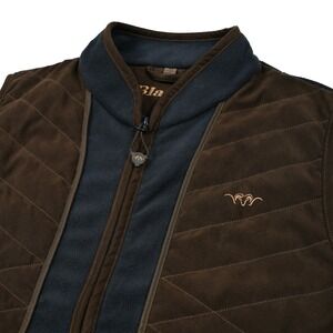 Blaser Quilted Fleece Full Zip Vest Womens 38 Pockets Logo Hunting Shooting